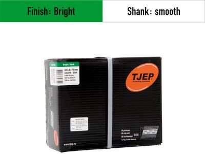 Tjep GR 28/75 Strip Nails - 834375 - bright - smooth shank