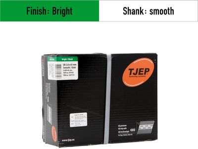 Tjep GR 28/63 Strip Nails - 834362 - bright - smooth shank
