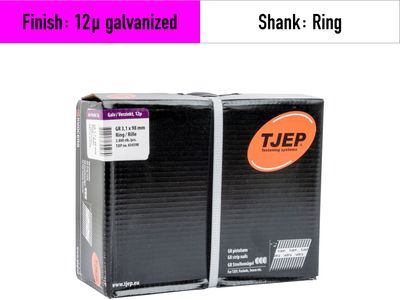 Tjep GR 31/98 Strip Nails - 834598 - 12µ galvanized - ring shank