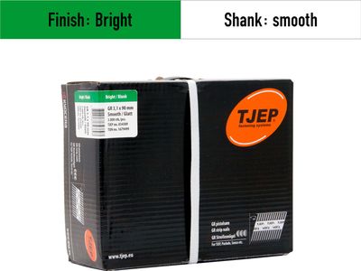 Tjep GR 31/90 Strip Nails - 834389  - bright - smooth shank