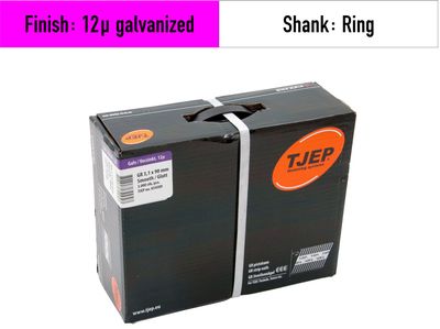 Tjep GR 31/90 Strip Nails - 834589 - 12µ galvanized - smooth shank
