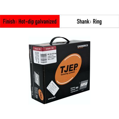 Tjep GR 28/63 Strip Nails - 834063 - hot-dip galvanized - ring shank
