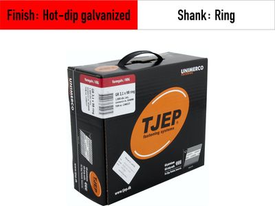 Tjep GR 31/98 Strip Nails - 834098 - hot-dip galvanized - ring shank