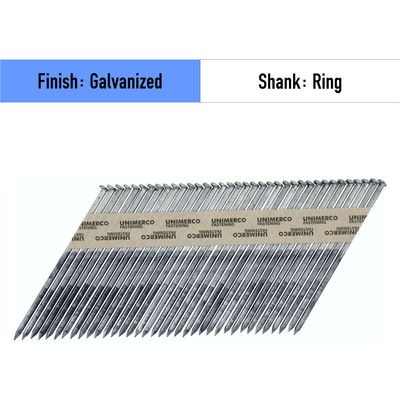 Tjep Strip Nails GR - Paper Collated - D-Head - Galvanized