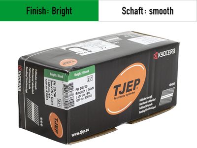 Tjep FH 28/50 Strip Nails - 838051 - bright - smooth shank