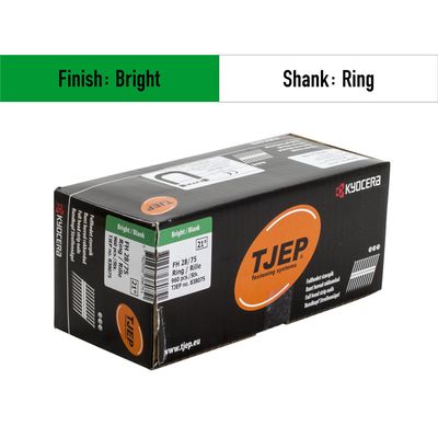 Tjep FH 28/75 Strip Nails - 838075 - bright - ring shank