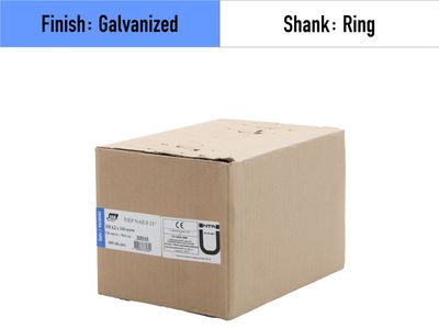 Tjep FH 42/160 Strip Nails - 838160 - galvanized - Ring shank