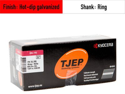 Tjep FH 31/90 Strip Nails - 838190 - hot-dip galvanized - ring shank