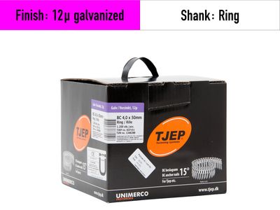 Tjep BC-40 Anchor nail - 50 mm - 837151 - 12µ galvanized