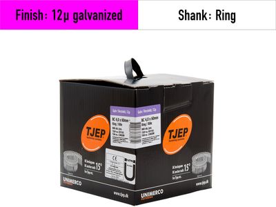 Tjep BC-40 Anchor nail - 60 mm - 837161 - 12µ galvanized