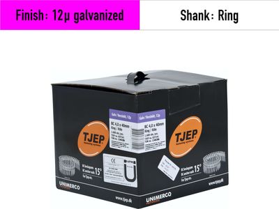 Tjep BC-40 Anchor nail - 40 mm - 837141 - 12µ galvanized