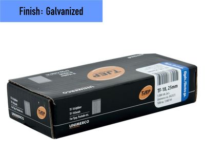 Tjep TF-18 Brad Nail - 25 mm - 842025 - Galvanized