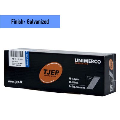 Tjep AB-15/45 Finish Nail - 45 mm - 842545 - Galvanized