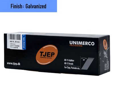 Tjep AB-15/50 Finish Nail - 50 mm - 842550 - Galvanized