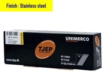 Tjep AB-15/32 Finish Nail - 32  mm - 842533 - Stainless steel