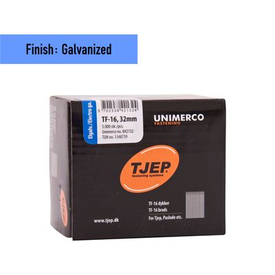 Tjep TF-16/32 Brad Nail - 32 mm - 842132 - Galvanized