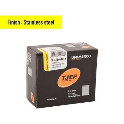 Tjep TF-16/18 Brad Nail - 18 mm - 842118 - Stainless Steel