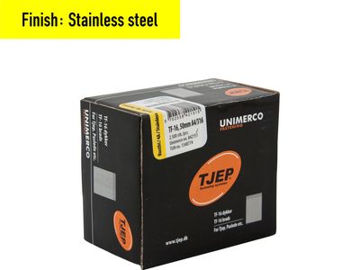 Tjep TF-16/50 Brad Nail - 50 mm - 842151 - Stainless Steel