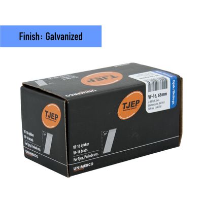 Tjep VF-16/63  Brad Nail - 63  mm - 842463 - Galvanized