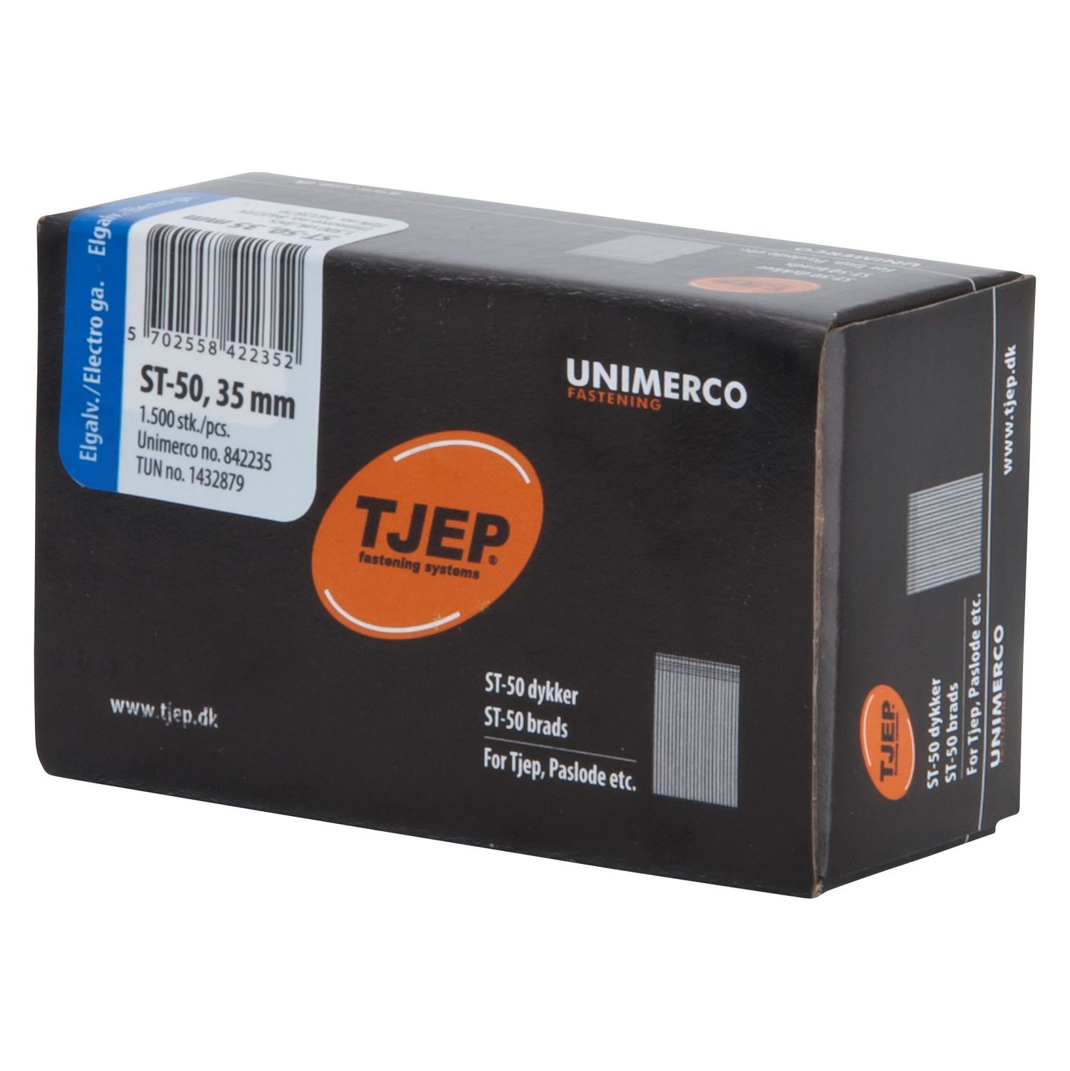 Tjep ST-50/35 concrete pin - 35 mm - 842235 - Galvanized