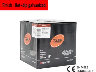 Tjep TA 30/22 roofing nail - 22 mm - 836022 - Hot-dip galvanized