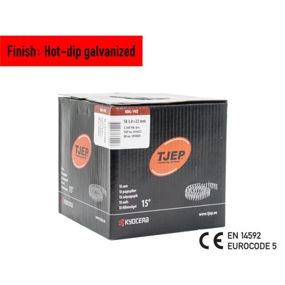 Tjep TA 30/22 roofing nail - 22 mm - 836022 - Hot-dip galvanized
