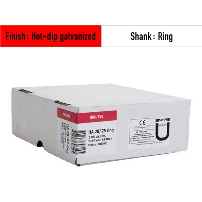 Tjep HA 2.8x25 haften nail - 25 mm - 839814 - Hot-dip galvanized