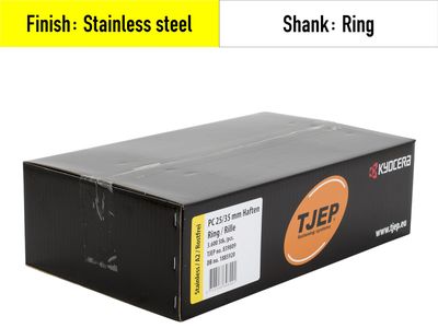 Tjep PC 2.5x35 haften nail - 35 mm - 839809 - Stainless steel V2A