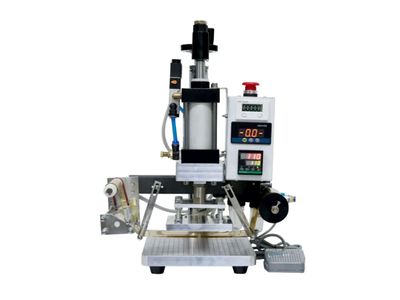 Pneumatic hot stamping machine V3AP with automatic foil transport