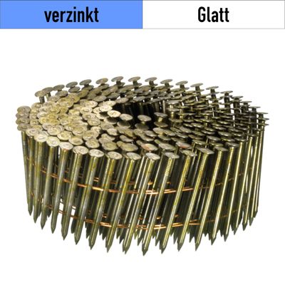 Coil Nail Senco 2.5 x 50 mm - BJ21AABF - galvanized - smooth - 9.900 nails