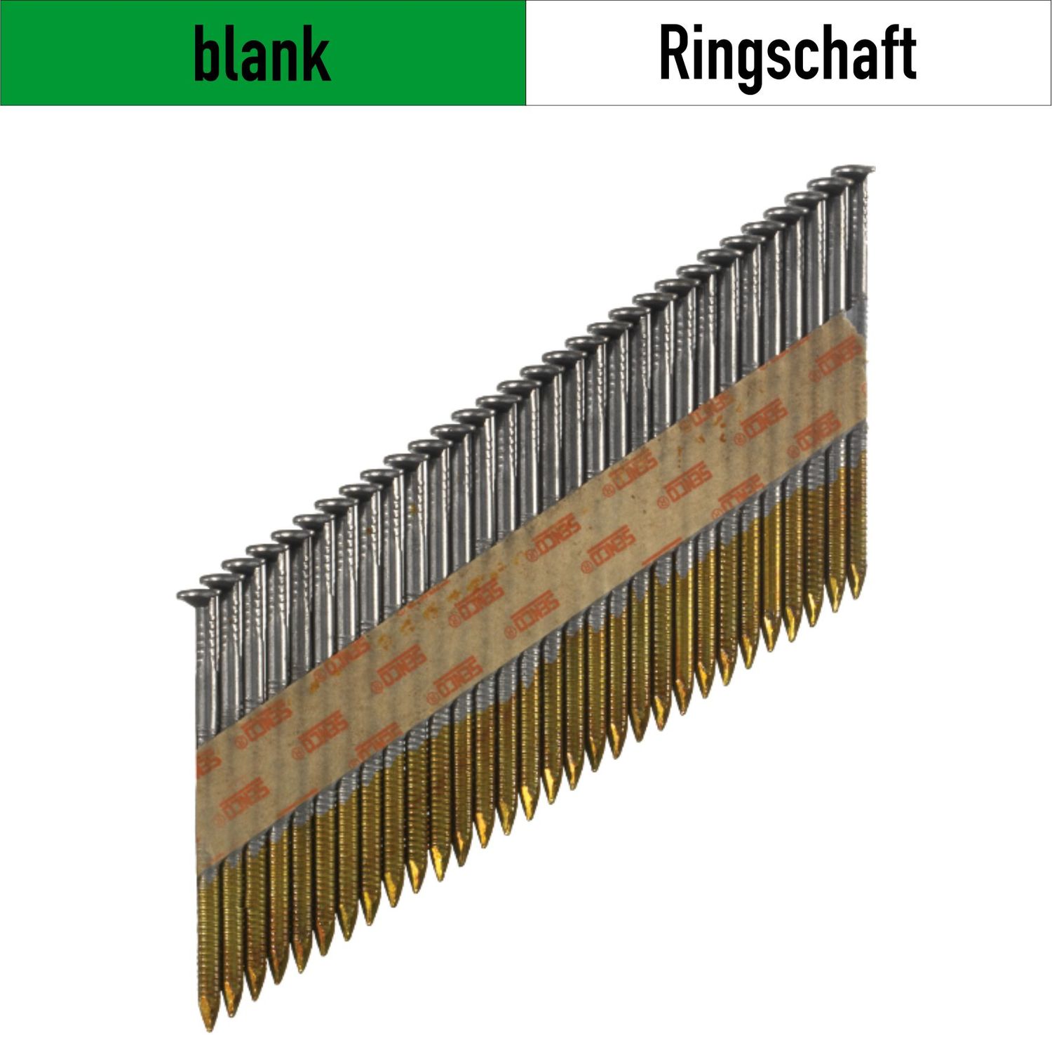 Strip Nail Senco 2.9 x 75 mm - GE57APBKR - bright - ring - 2.000 nails