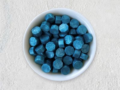 Pearl Sealing Wax - Cyan Blue