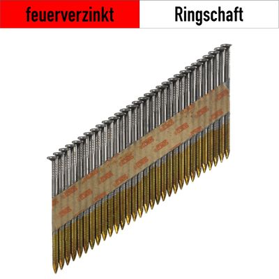 Strip Nail Senco 2.9 x 65 mm - GE55ASBKR - hot-dip galvanized - ring - 2.000 nails