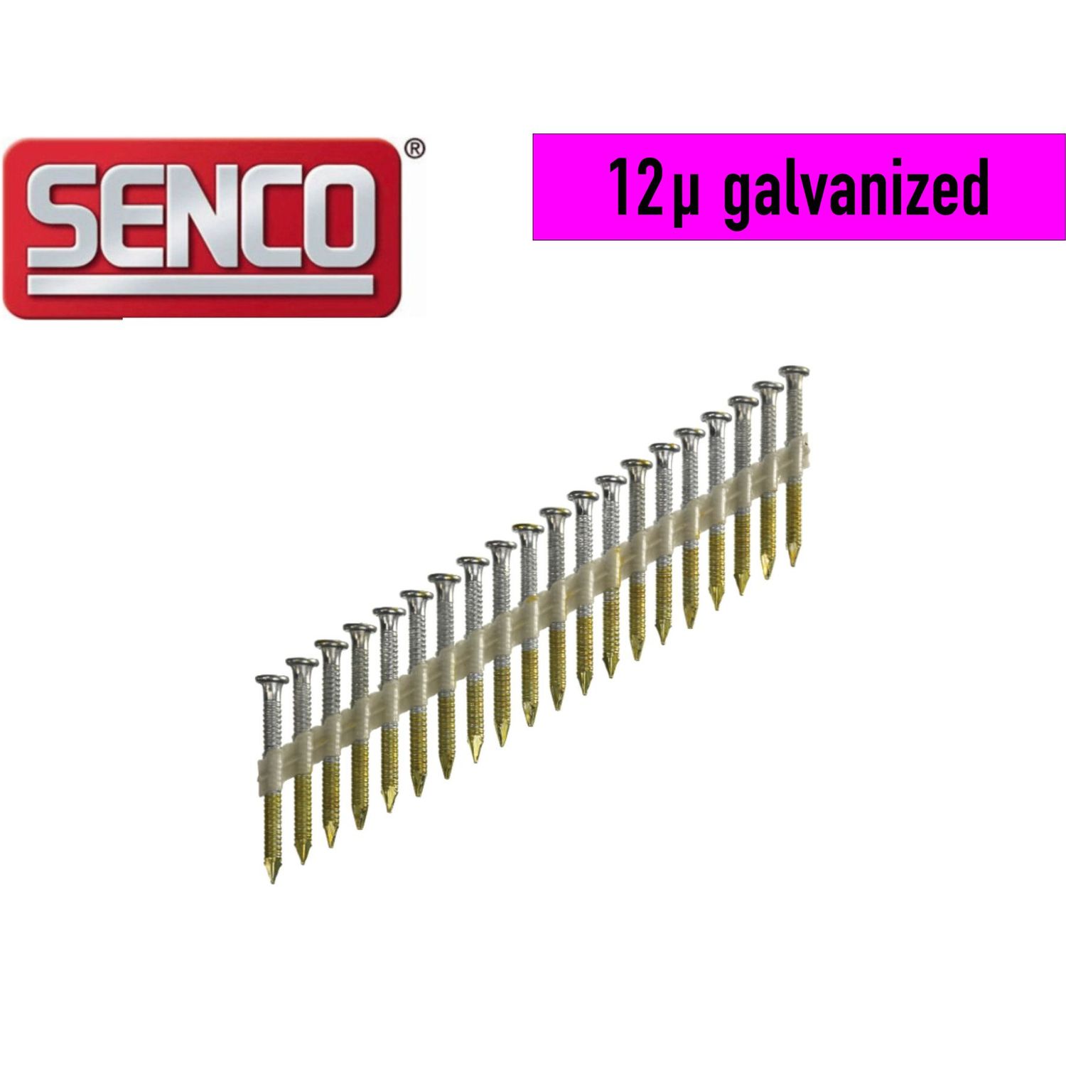 Senco NN24AXBMR Anchor Nail 4.1x60 mm - galvanized - 1.000 nails