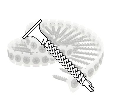 Senco 35Q25MC-5 Collated Screws - 3.5 x 25 mm