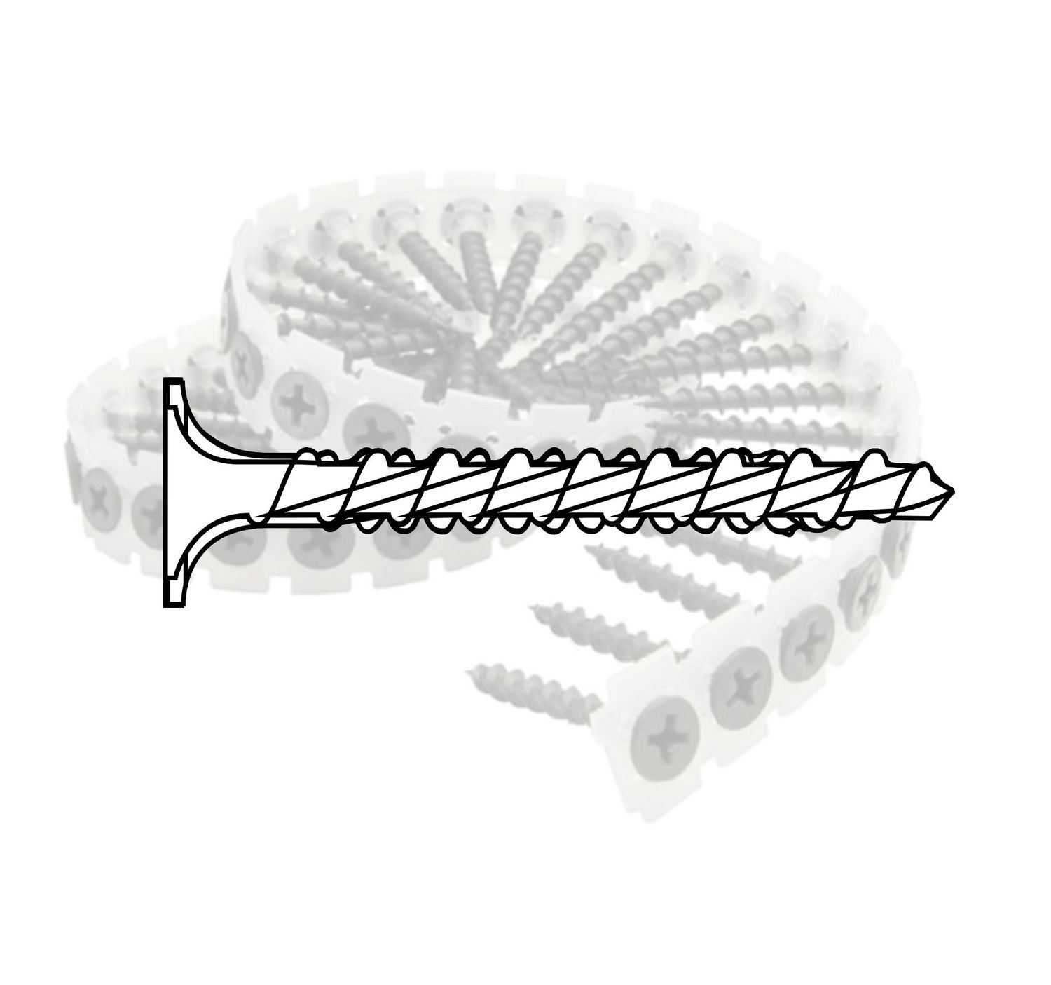 Senco 35Q40MP Collated Screws - 3.5 x 40 mm