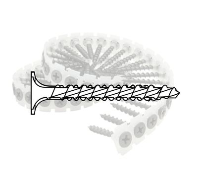 Senco 35Q25MC-5 Collated Screws - 3.5 x 25 mm