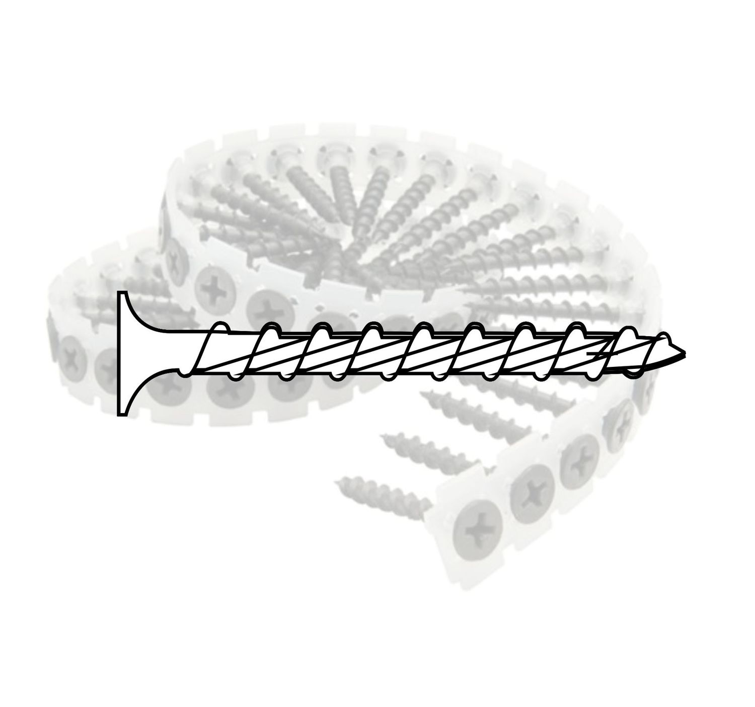 Senco 45A75MP Collated Screws - 4.5 x 75 mm