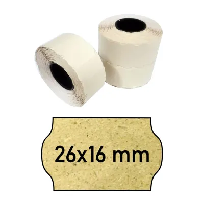 Price tags 26x16 mm eco