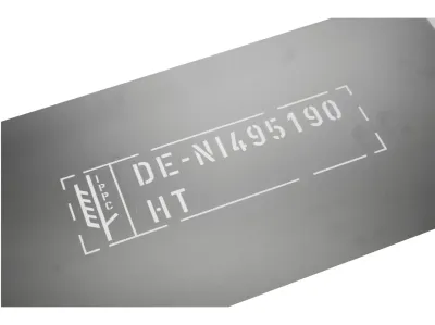 IPPC Stencil ISPM Nr. 15 - Aluminium