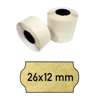 Price tags 26x12 mm eco