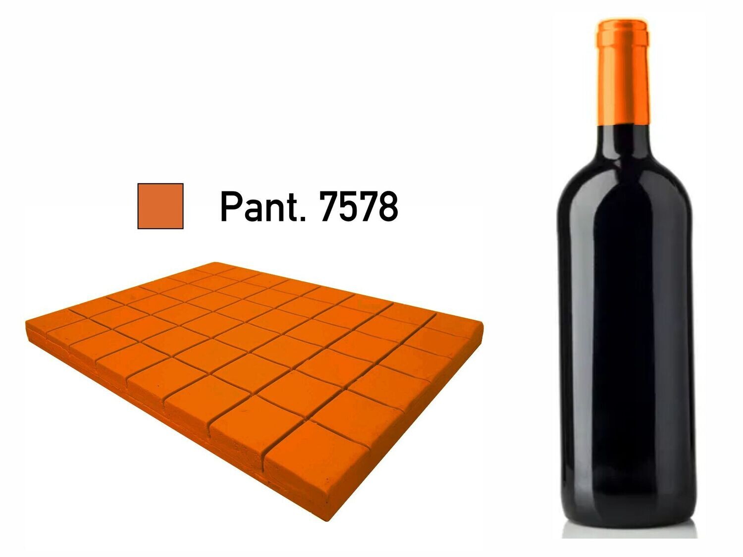 Bottle Sealing Wax - Orange brilliant