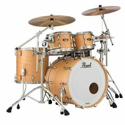 Pearl Masters Maple Gum 4 Piece Shell Pack with 22" Bass Drum