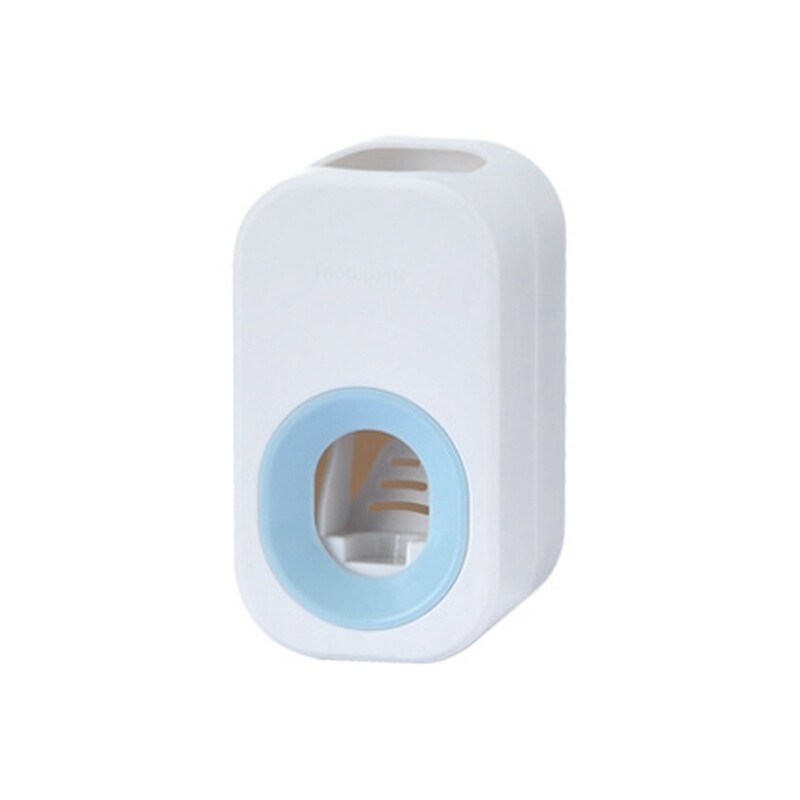 White/Blue Toothpaste Dispenser