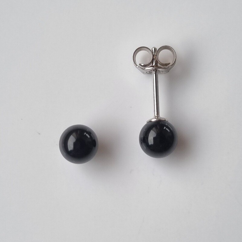 Ohrstecker Onyx