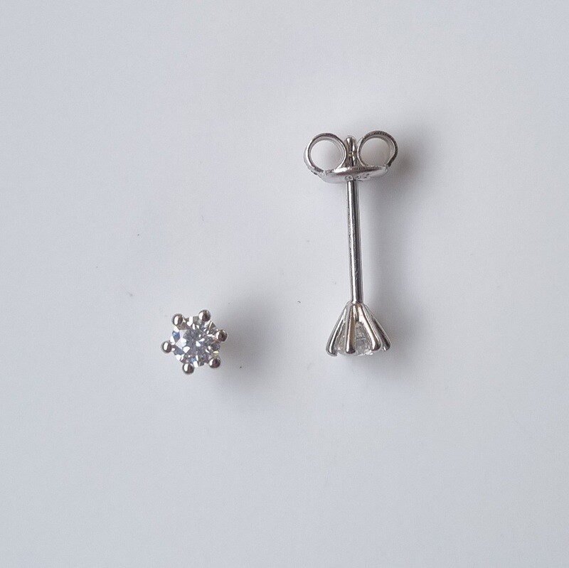 Ohrstecker Griff Zirkonia