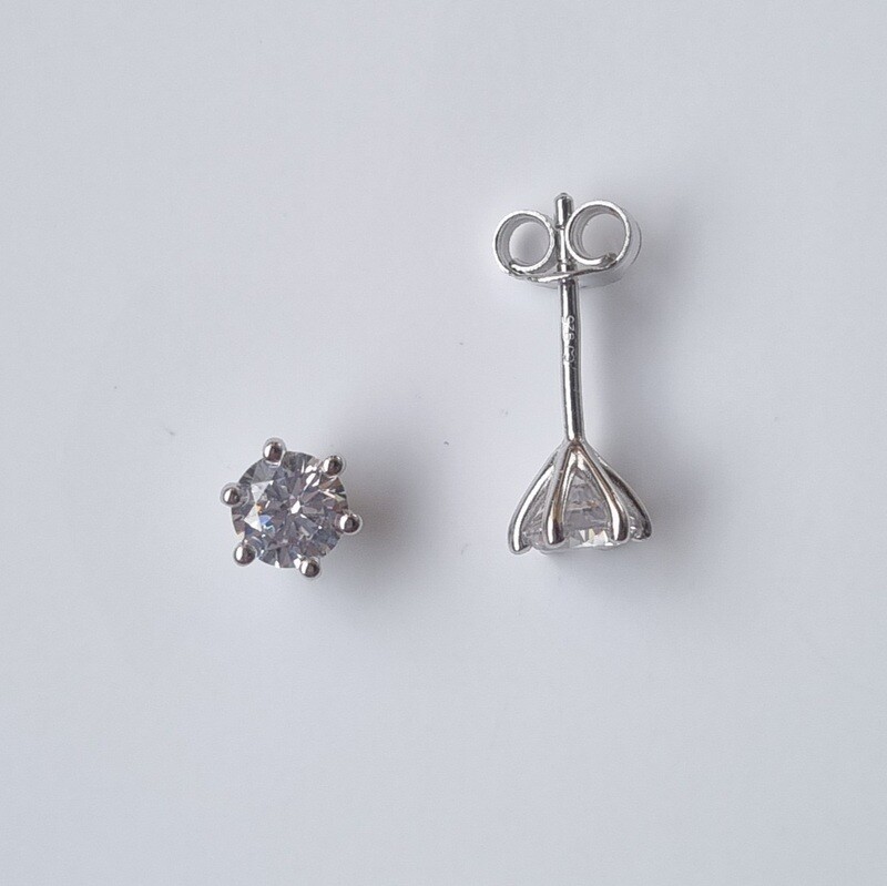 Ohrstecker Griff Zirkonia