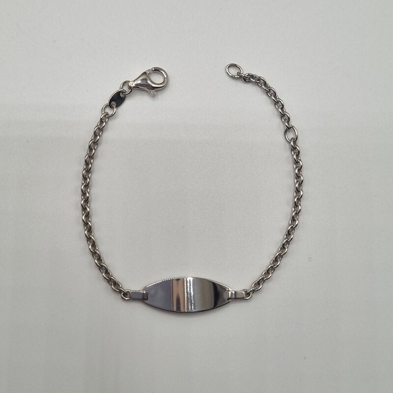 ID Armband Silber