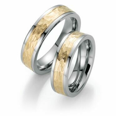Partnerringe Edelstahl/375Apricot