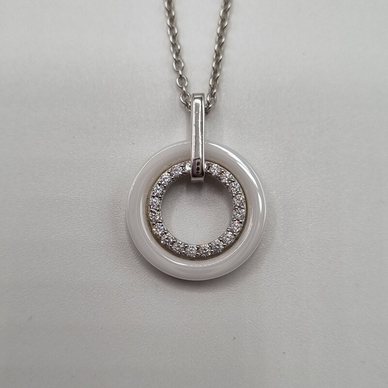 Anhänger Silber/Keramik